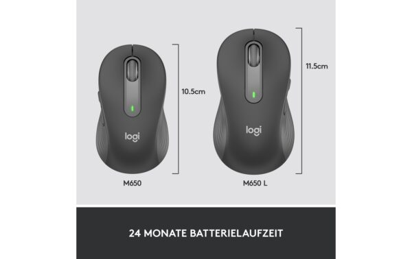 Logitech Signature M650 Large for Business Logi Bolt, graphite