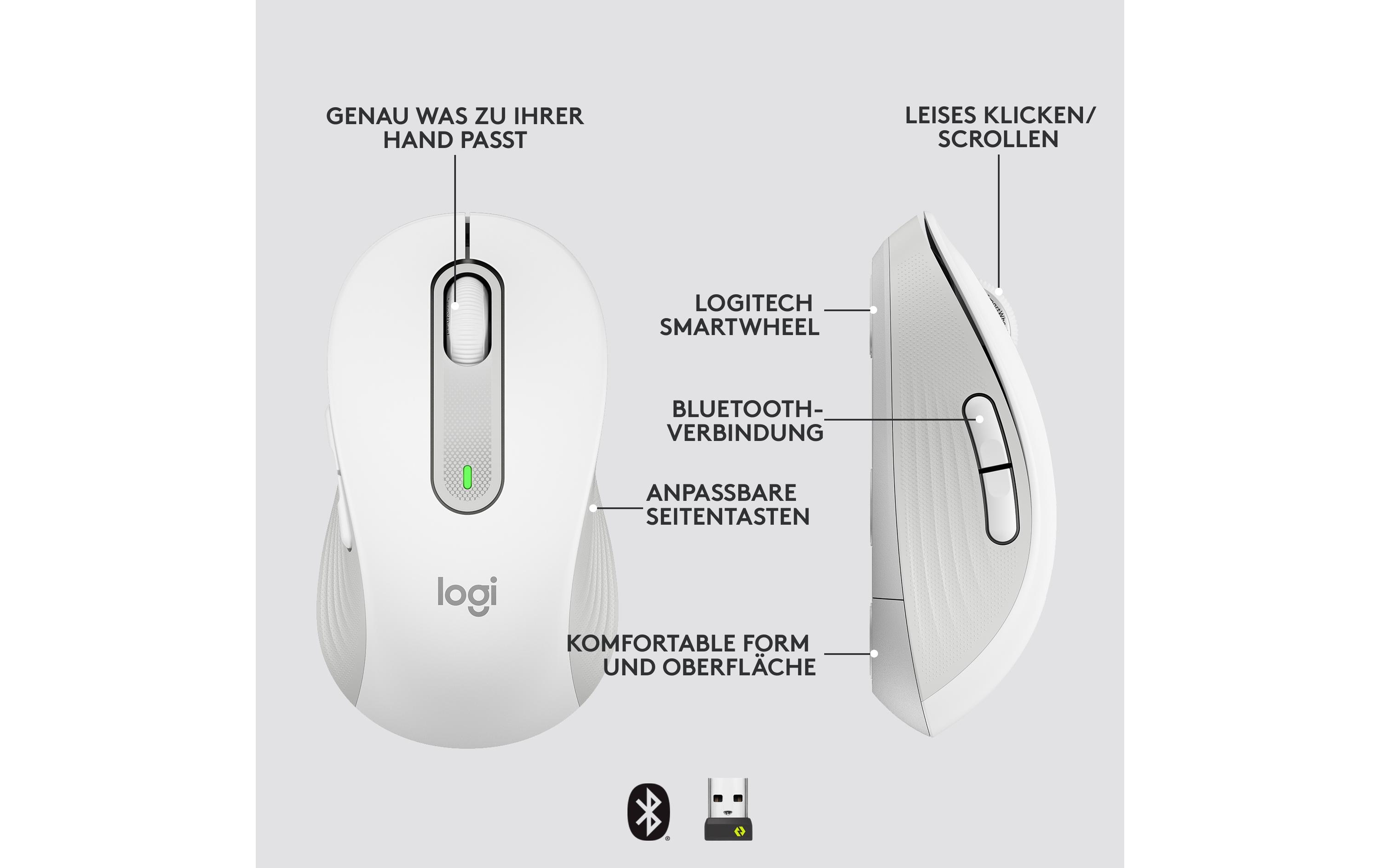 1394353_5 - Mediatech Logitech Signature M650 Large for Business Logi Bolt, white