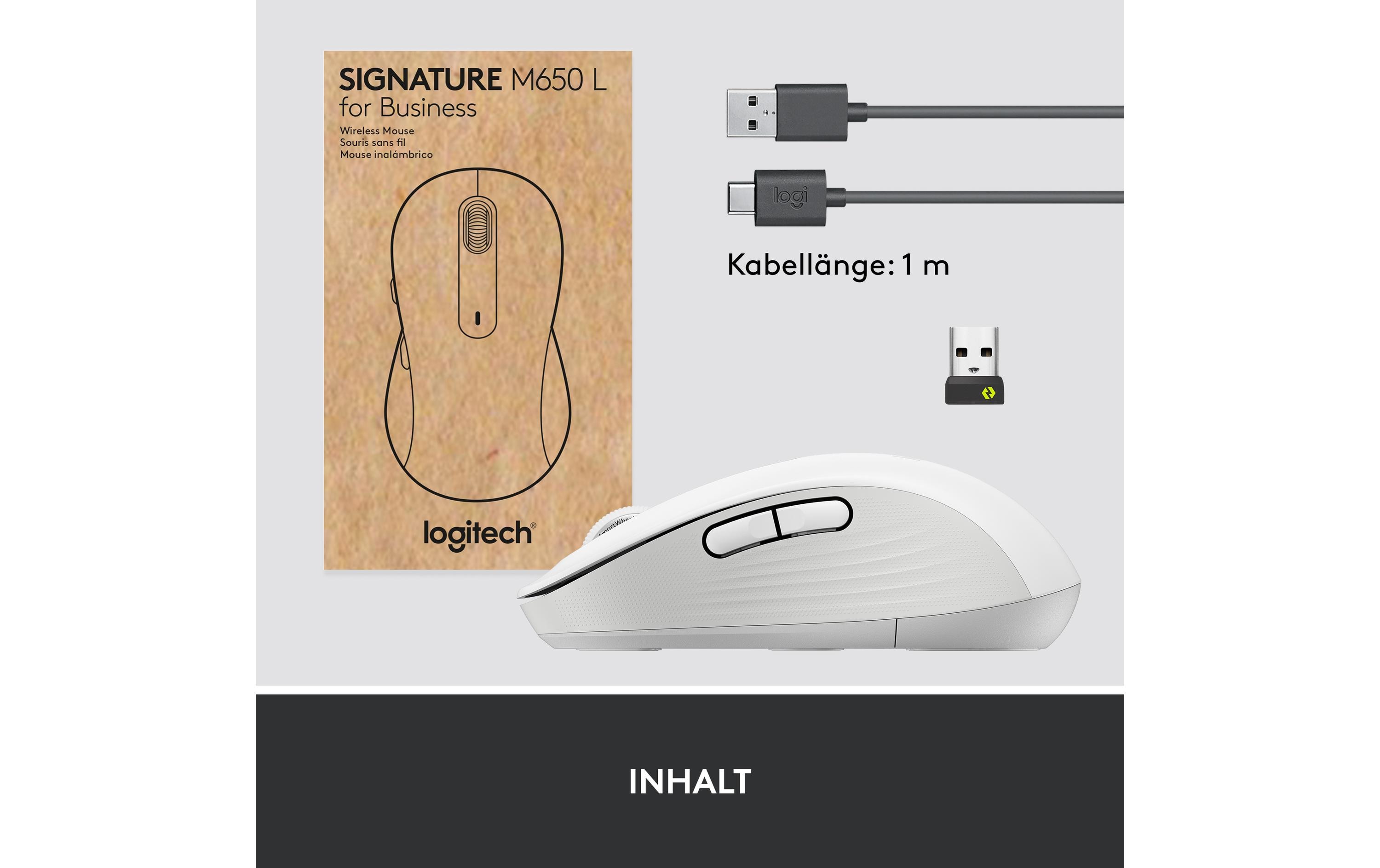 1394353_8 - Mediatech Logitech Signature M650 Large for Business Logi Bolt, white