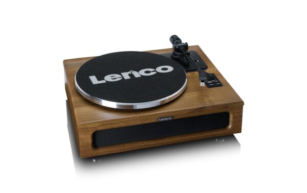 1394686_5 - Mediatech Lenco LS-410WA, Plattenspieler, Braun Riemenantrieb, 33/45 RPM, 4 Lautsprecher