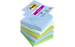 3M Post-it Super Sticky Z-Notes, oasis 5 Blöcke à 90 Blatt, 76 x 76  mm