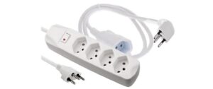 Schönenberger Set Stecker/Verlängerung weiss, 6xT13 1.5m / Verlängerung 3m kaufen Schweiz | Mediatech.ch