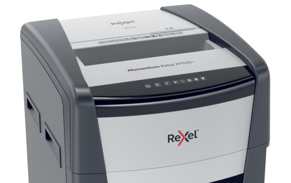Rexel Aktenvernichter Momentum Extra XP520+ P-5, 20 Blatt, schwarz