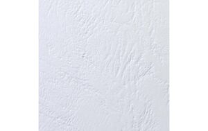 GBC Einbanddeckel LeatherGrain, 100 Stk weiss