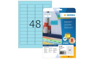 Herma Universaltetiketten 4368 45,7 x 21,2 mm, blau, 960 Etiketten