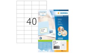 Herma Premium Etiketten, 4000 Etik. 52 x 30 mm