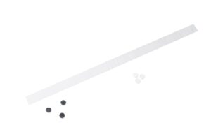Ultradex Magnetflexband selbstklebend 100 x 5 cm, grau, inkl. 6 Magnete Ø 30 mm