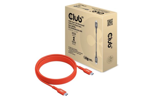 1397963 - Mediatech Club 3D, USB2 Type-C direktionales Kabel Kabel, 2.0 Meter, 480Mb