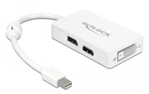 Delock Monitoradapter Mini-DP zu HDMI/DVI/DP für MAC Notebook mit Mini-Displayport kaufen | Mediatech.ch
