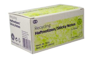 Soennecken Haftnotiz oeco Recycling, 6 Stk 125 x 75 mm, gelb