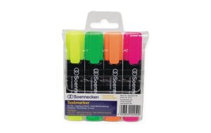 Soennecken Textmarker, 4 Stk 4er Etui