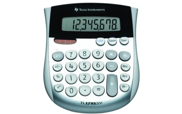 1398883 - Mediatech Texas Instruments Tischrechner TI-1795 SV 8-stellig, silber kaufen Schweiz | Mediatech.ch