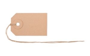 Biella Anhänge-Etiketten ohne Druck 35 x 55 mm, 50 Stk