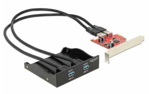 Delock 61775 USB 3.0 Front Panel 2-Port NEC-Chipset, inkl. PCI Express Card kaufen Schweiz | Mediatech.ch
