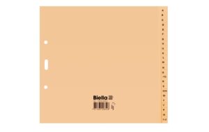 Biella Register A - Z, recycelt A4, teildeckend, 235 x 210 mm, 24-teilig