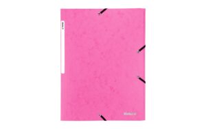 Biella Gummibandmappe Karton rosa