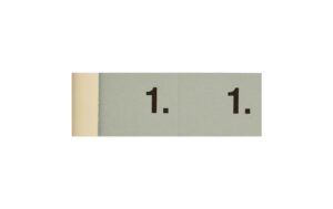 Simplex Garderobenblöcke à 100 Stk 1-100, blau