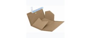 Brieger Universalverpackung Varifix braun, 305 x 215 x 35 - 90 mm