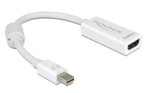 Monitoradapter Mini-DisplayPort zu HDMI für Mac Notebook, weiss, passiv