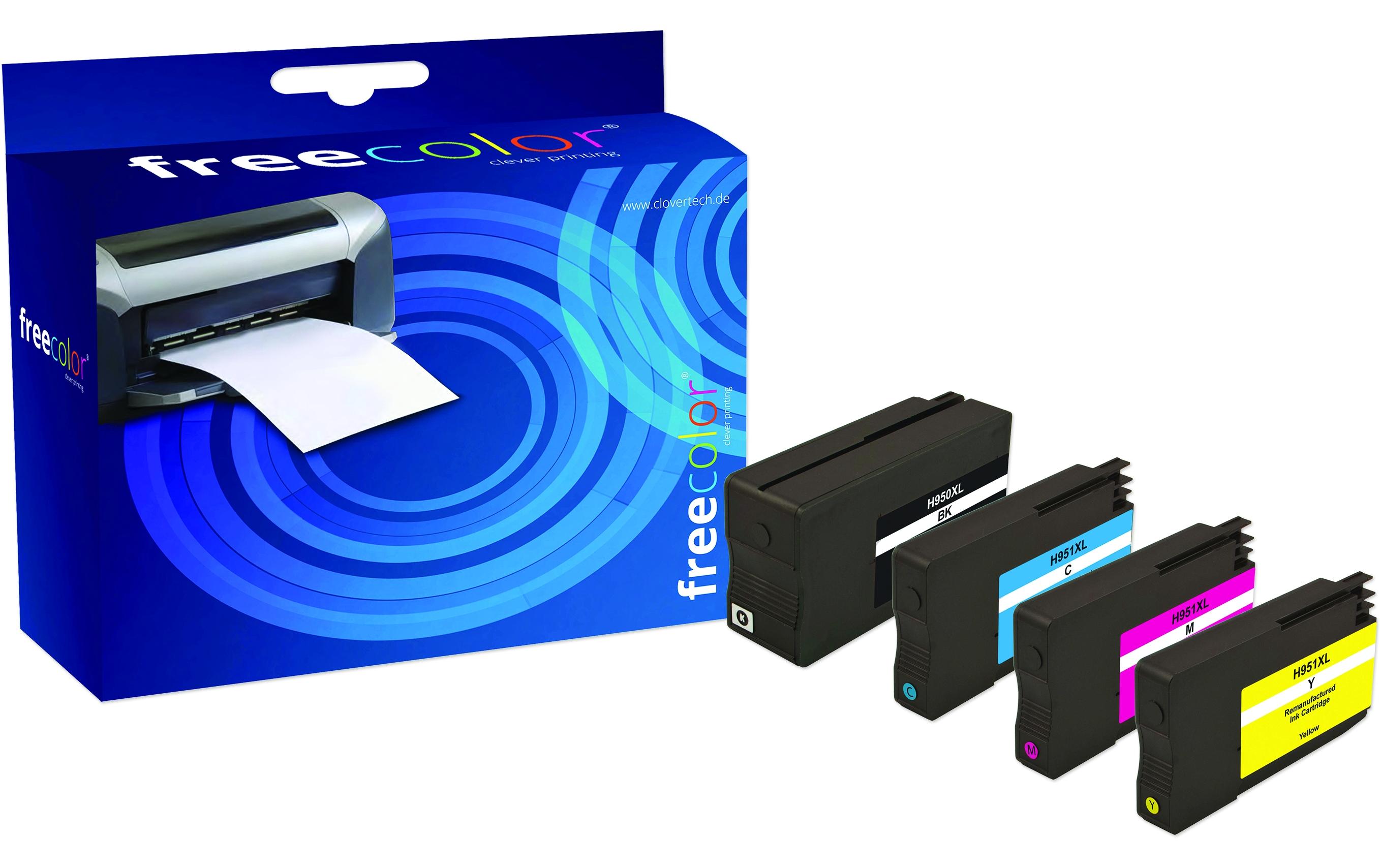 Free Color Tinte 950 / 951 950 / 951 XL, Multipack, 4 x 2300 Seiten
