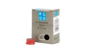 Alco Haftmagnet 10 Stück 13x7mm, rot