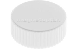 Magnetoplan Magnet Discofix Magnum, 10 Stk weiss