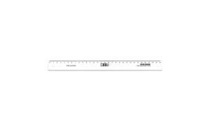 M+R Flachlineal , 1 Stk. Skala 30 cm, Masse (L x B): 310 x 30 x 2mm