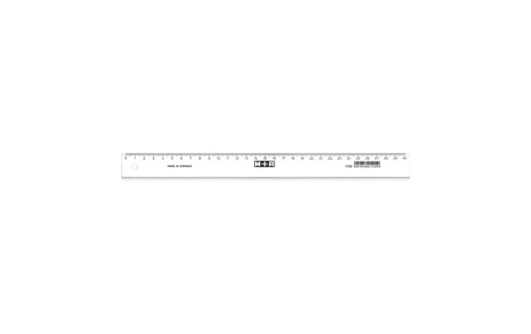 M+R Flachlineal , 1 Stk. Skala 30 cm, Masse (L x B): 310 x 30 x 2mm