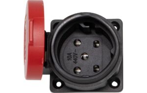 Brennenstuhl Einbaudose T15 IP55 400V/10A, Deckel rot, Typ S0718