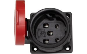 Brennenstuhl Einbaudose T25 IP55, 400V/16A,Deckel rot, Typ S0716