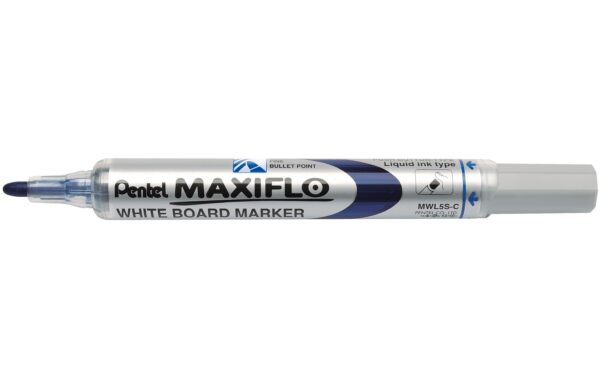 1401873 - Mediatech Pentel Whiteboardmarker Maxiflo schmal blau kaufen Schweiz | Mediatech.ch
