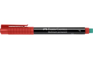 Faber-Castell Multimark Permanent Marker F rot