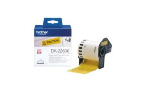 Brother Etiketten zu Labelprinter Film Endlos, 62 mm x 15 m, Film gelb