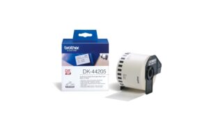 Brother Etiketten zu Labelprinter Papier Endlos, 62 mm x 30.48 m, Papier weiss