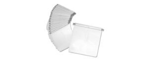 CD/DVD White Sleeve ( 2CD's ) für DJ-Case 20 Stück