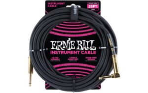 Ernie Ball 6058 Kabel, 7.62 m, schwarz, Gewebe