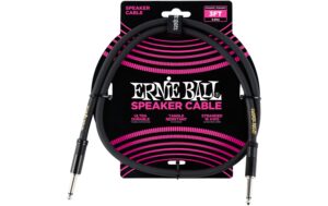 Ernie Ball 6071 Boxenkabel gerade/gerade, schwarz, 0,9m