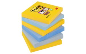 Post-it Haftnotizen Super Sticky New York 76 x 76 mm, 6 x 90 Blatt