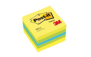 Post-it Haftnotizen Mini Cubes 51 x 51 mm, lemon fluo