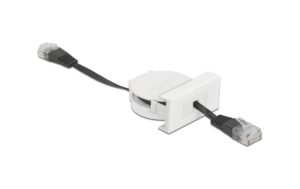 Delock Easy 45 Modul Netzwerk Aufrollkabel RJ45 Cat.5e, schwarz kaufen Schweiz | Mediatech.ch