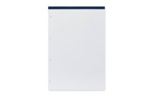 Office Focus Notizblock 65 g/m² A4, 4 mm kariert, 4-fach gelocht, 5 Stück