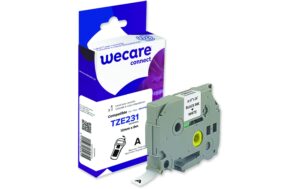 WECARE Band, laminiert 12 mm TZE-231, schwarz auf weiss kaufen Schweiz | Mediatech.ch