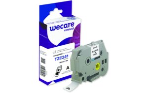 WECARE Band, laminiert 18 mm TZE-241, schwarz auf weiss