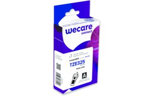 WECARE Band, laminiert 9 mm TZE-325, weiss auf schwarz