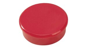 1405531 - Mediatech Berec, Haftmagnet Ø 20 mm, 10 Stück, Rot ø 20 mm x 7,5 mm, rot