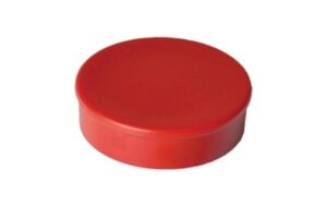1405537 - Mediatech Berec, Haftmagnet Ø 30 mm, 10 Stück, Rot ø 30 mm x 7,5 mm, rot