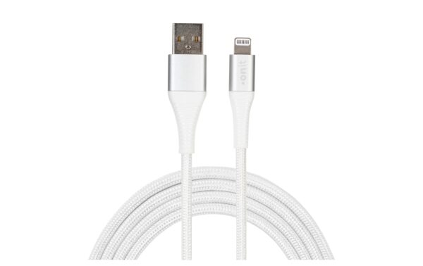 1405762 - Mediatech onit USB-Kabel basic A-lightning weiss 1m USB 2.0 / 12W / MFI-zertifiziert