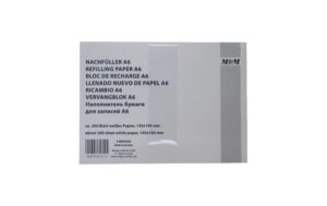 Metzger&Mendle Ersatzpapier A6/A7, 14,8 x 10,5 cm, 200 Stk