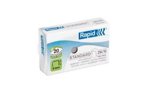 Rapid Heftklammern Standard, 1000 Stk 26/6, Schenkellänge 6 mm kaufen Schweiz | Mediatech.ch