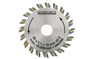 140706 - Mediatech Proxxon HM-bestücktes Kreissägeblatt 20Z d: 50mm, 10mm-Bohrung, 1.1mm dick, 20 Zähne kaufen Schweiz | Mediatech.ch